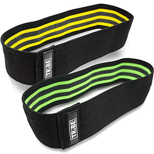 Tribe Lifting Fabric Pull up Bands 4-PackAssist Exercise Resistance Bands for